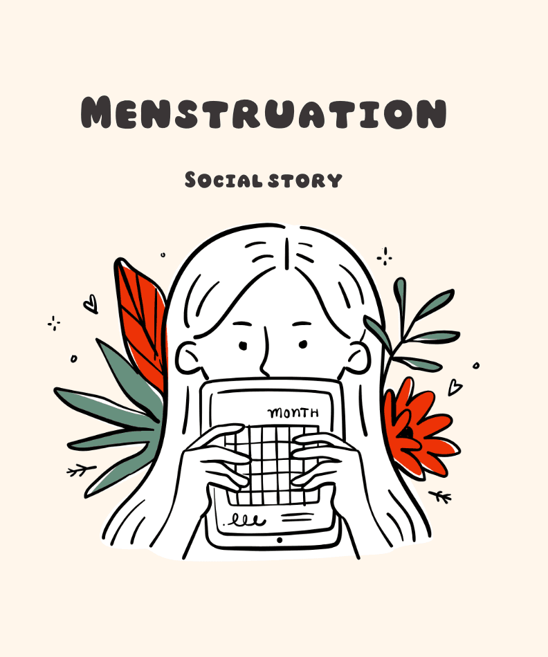 Menstruation Social Story: How to change your pad?